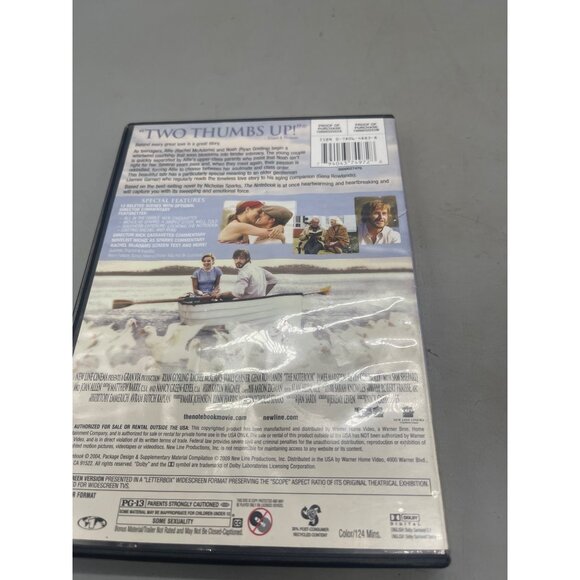 The Notebook DVD 2004 Wide Screen New Line Cinema PG-13 124 Minutes READ - Picture 2 of 7